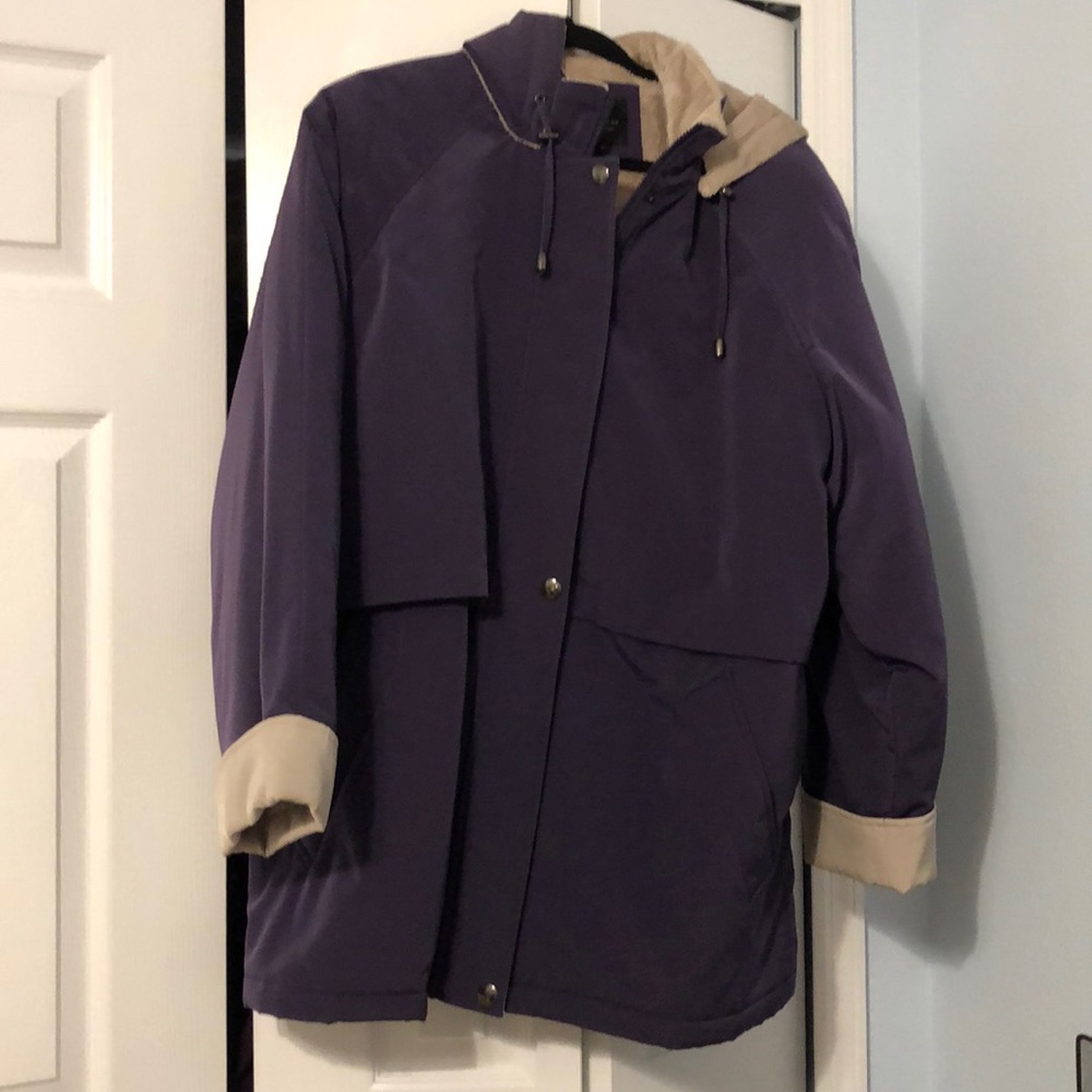 Parka with Fur Lined Detachable Hood